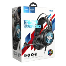 CUFFIE DA GAMING HOCO W101 NERE