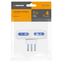 ADATTATORE 10A CON 4 USCITE BIPASSO 10A 250V MAX 1500W